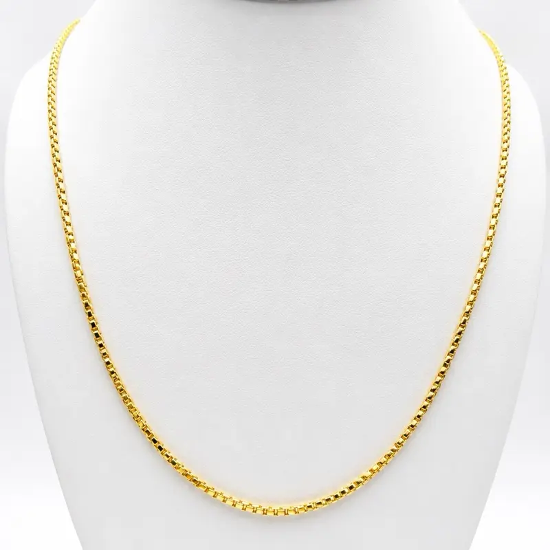 Oro 18k Cadena Venezia, 60cm - 1.7mm Oro 18k Cadena Venezia, 60cm - 1.7mm