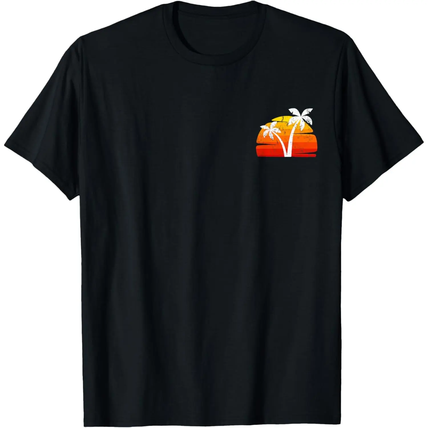 Men's Tropical Graphic T-Shirt, Casual Streetwear in Soft 100% Natural Cotton, Breathable Short Sleeve for Summer and Sports, Fabric, Menswear, Fashion Apparel, Regular Fit, Moisture Absorbent, Shortsleeve, Top, Tshirt, Printed Graphic