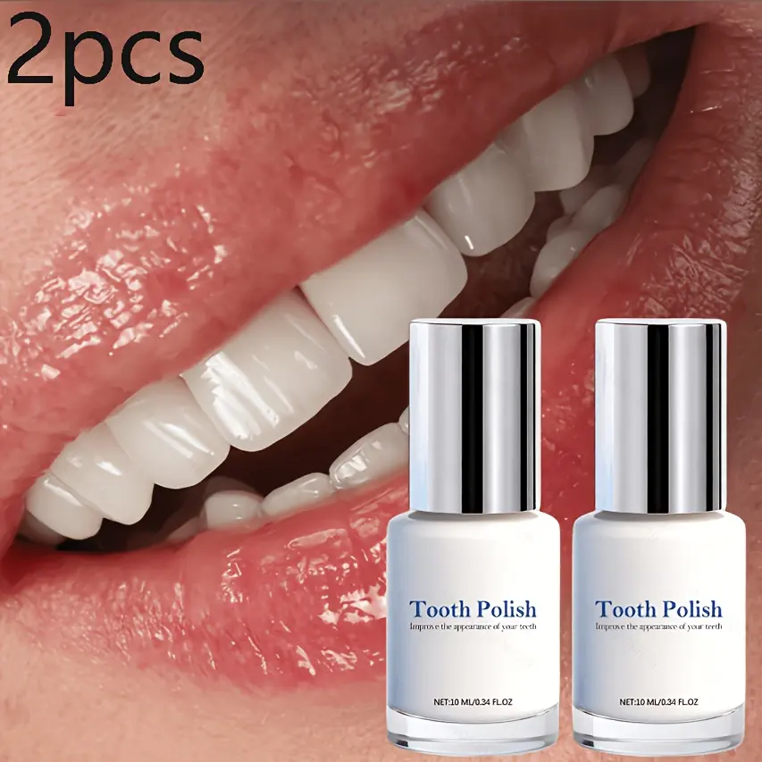 2-Box Pack Tooth Polishing Lacquer, Ideal for Valentine'S Day Gifting, Instant Visual Enhancement, Quick And Easy Application, Gentle Formula, Long-Lasting Bright Smile