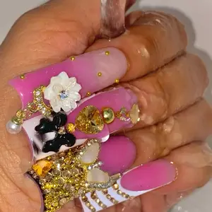 Acrylic Luxury Press-On Nails - Comes In Any Length & Shape