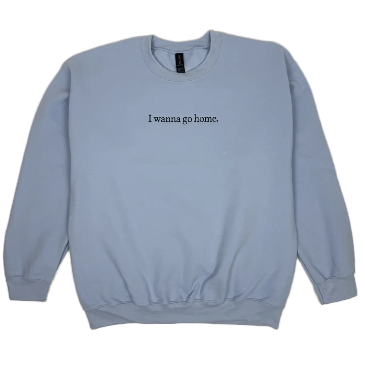 I wanna go home I need a nap fleece lined sweatshirt unisex fun top Embroidered