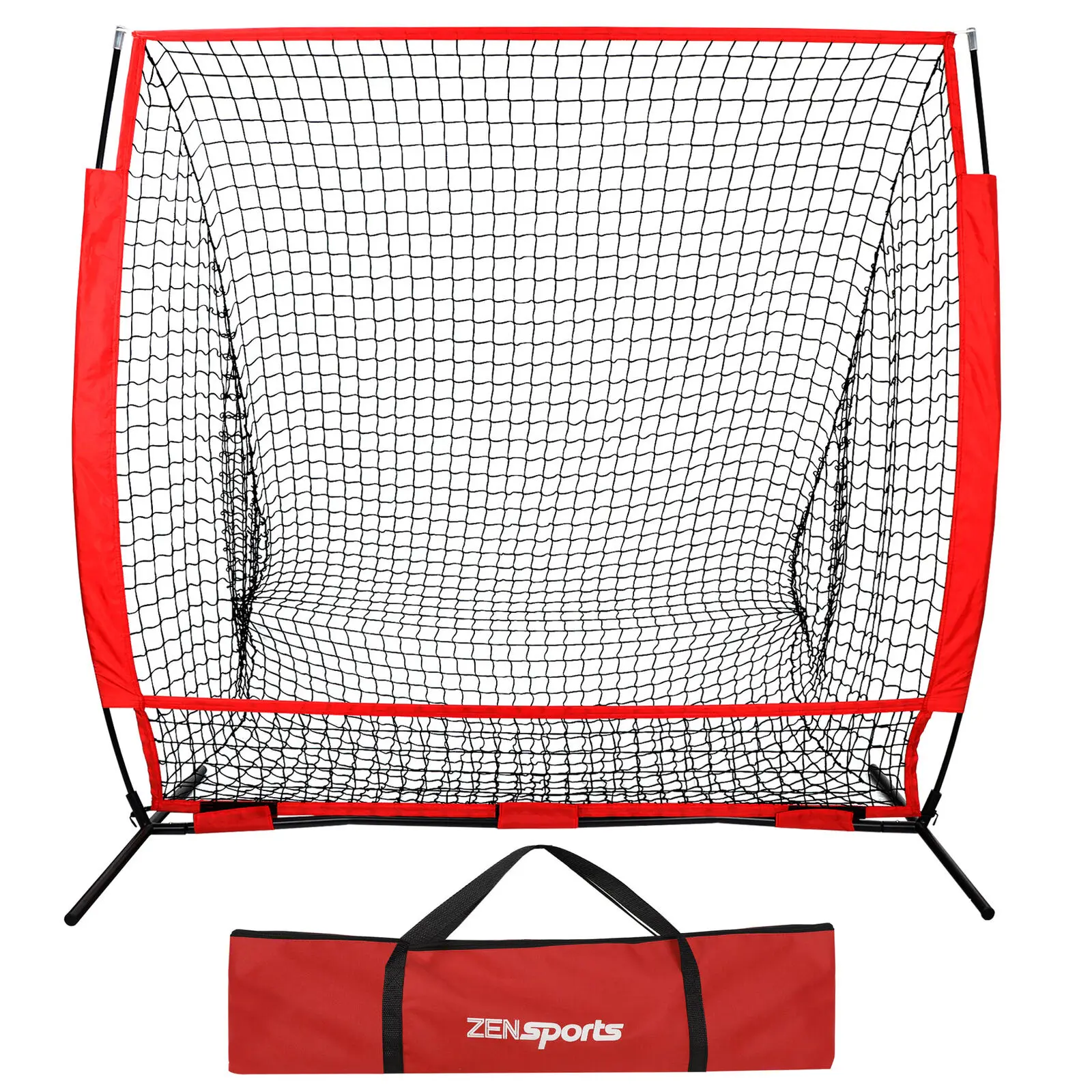 5'x5' Portable Baseball Batting Net - Sport Training Aid, Softball Practice Equipment with Included Carry Bag, Softball Training Aid, Training Equipment