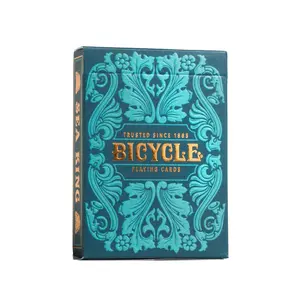 Bicycle Playing Cards Sea King Deck - Ocean Royalty Teal & Blue, 12+ Years, Plant Ink, Poseidon Art, Sea Theme, Party & Card Games, Party Game Cards