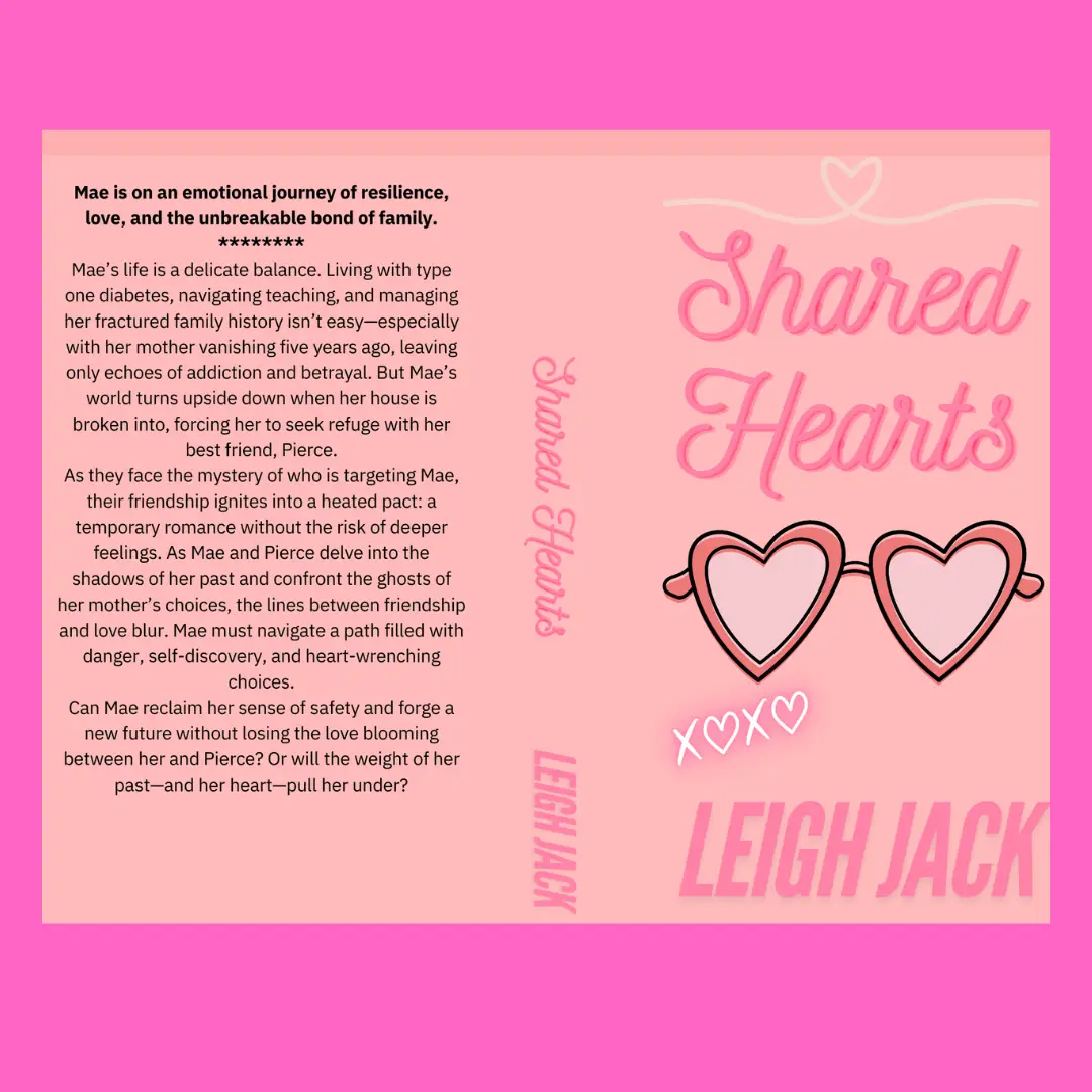 Shared Hearts: A Mystery Romance with A Twist romance books by Leigh Jack book romance novel mystery book