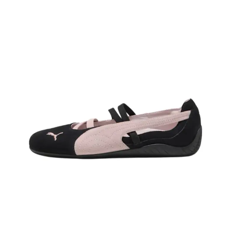 Puma Speedcat Ballet SD Women's Black Mauve Mist Sneakers - Versatile Walking Shoes, Everyday Shoes for Trendy Casual Lifestyle Footwear