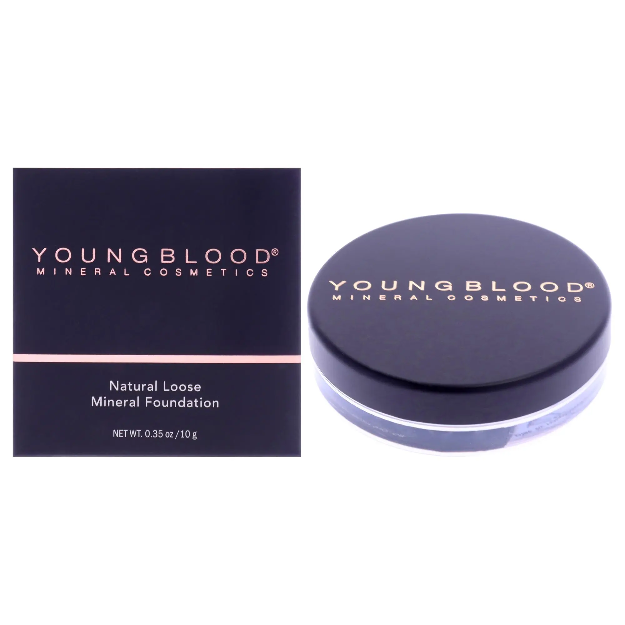 Youngblood Women's Natural Loose Mineral Base Foundation - Loose Powder, Honey Shade, Natural Finish, 0.35 oz