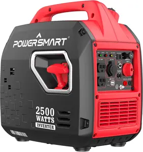 PowerSmart 2500-Watt Portable Gas Inverter Generator, Super Quiet, High Fuel-Efficient Generator, Lightweight, CARB Compliant(PS5020W)