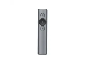 Logitech Spotlight Presentation Remote - Universal Wireless Presentation Clicker with Laser Pointer, Advanced Digital Highlighting, Bluetooth, 30 m Range and Quick Charging - Slate