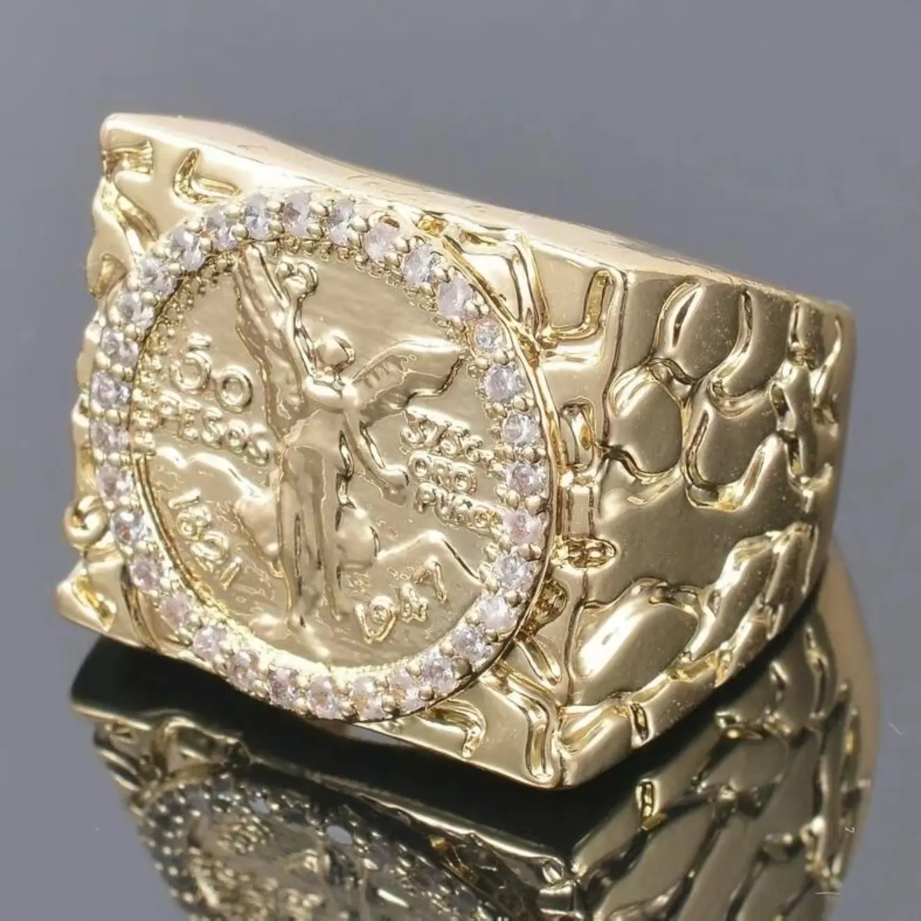 Centenario Ring - 14k Gold Plated