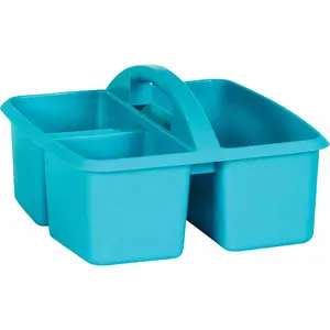 Teacher Created Resources  Teal Plastic Storage Caddy - 6 Each