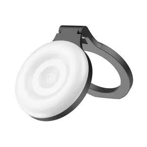 Portable Magnetic Phone Ring Light, 180° Flip Rechargeable LED Selfie Light for Live Streaming, Video Calls, Makeup, YouTube & TikTok