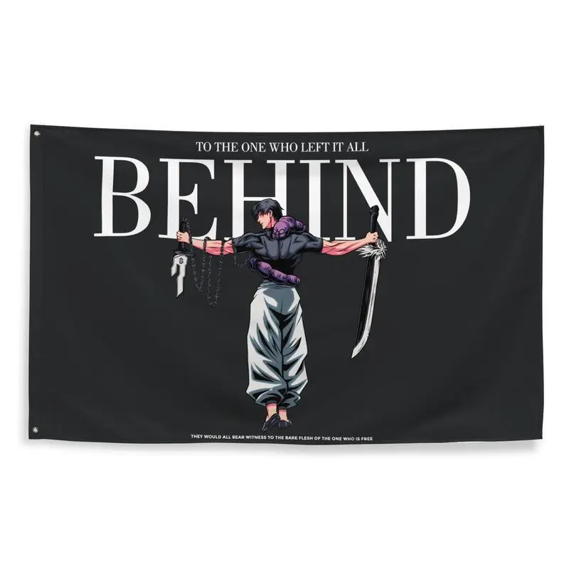 Toji Jujutsu Kaisen Anime Manga Signature Print Tapestry, Light Linen & Strong Cotton Home Wall Hanging Decor Accessories, Multi-Size (3x5ft/30x40in), Hand Wash Indoor Wall Decor, Manga Fan Gift