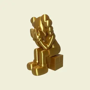 KAWS “Passing Through” Companion Figure Collectible Toy Statue - Classic & Novelty Toy - 5.5”