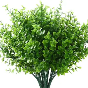 UV Resistant Artificial Ivy Plants, 6 Piece Set, Fake Plant Decoration, Realistic Outdoor Decorations for Patio Garden Wedding Festive Events