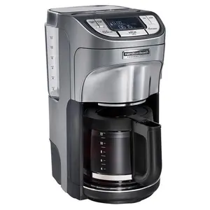 Hamilton Beach 6050665 12 Cups Coffee Maker, Black & Silver