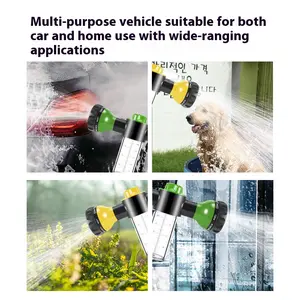 Multifunctional Pet Shower Kit, 5 Counts/ set Adjustable High Pressure Cleaner Nozzle, Pet Bathing Accessories, Fur Saver Nozzle, Deshedding Nozzle, Suitable for Pets, Home and Outdoor Use Nourishing Pet Multifunctional Silicone Grooming Gloves dog