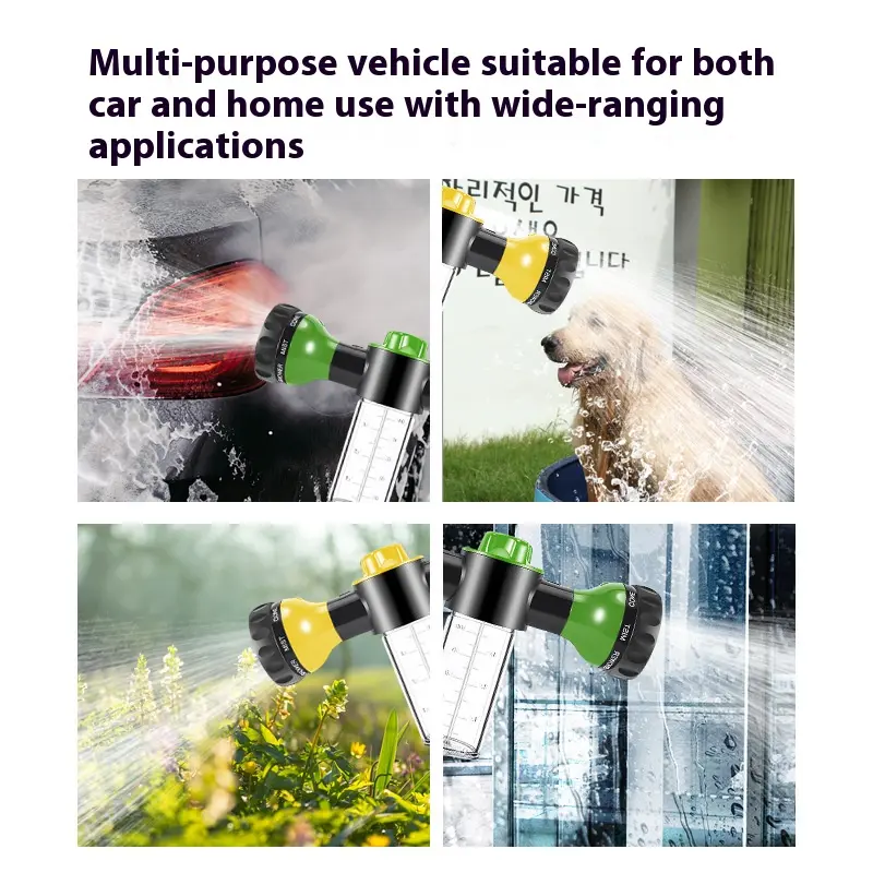 Multifunctional Pet Shower Kit, 5 Counts/ set Adjustable High Pressure Cleaner Nozzle, Pet Bathing Accessories, Fur Saver Nozzle, Deshedding Nozzle, Suitable for Pets, Home and Outdoor Use Nourishing Pet Multifunctional Silicone Grooming Gloves dog
