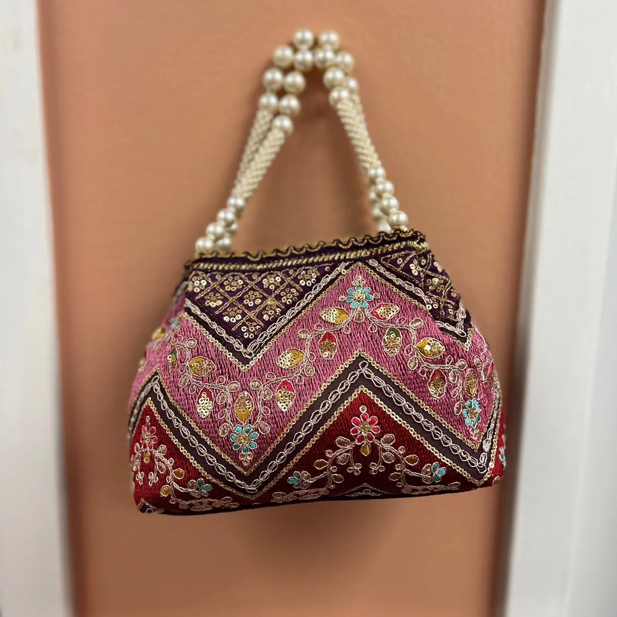 Potli Bag Striped