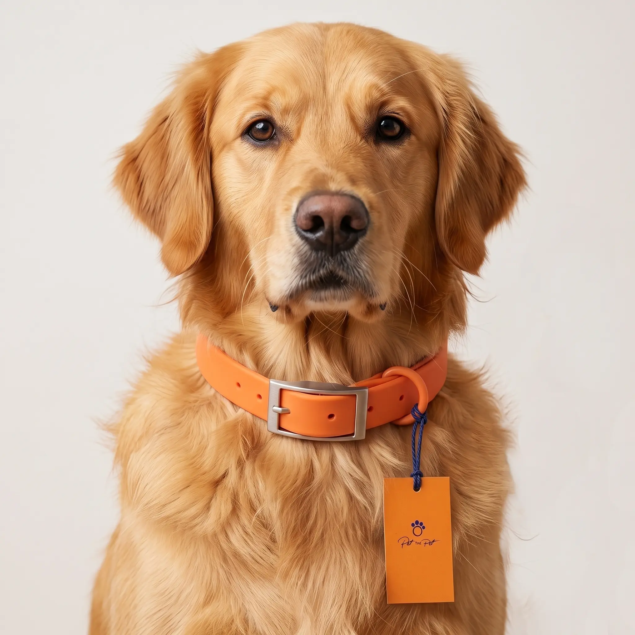 Pet the Pet Dog Collar with Silver Buckle - Adjustable Fit for Comfortable Wear -Heavy Duty Durable Silicon Nylon - Waterproof