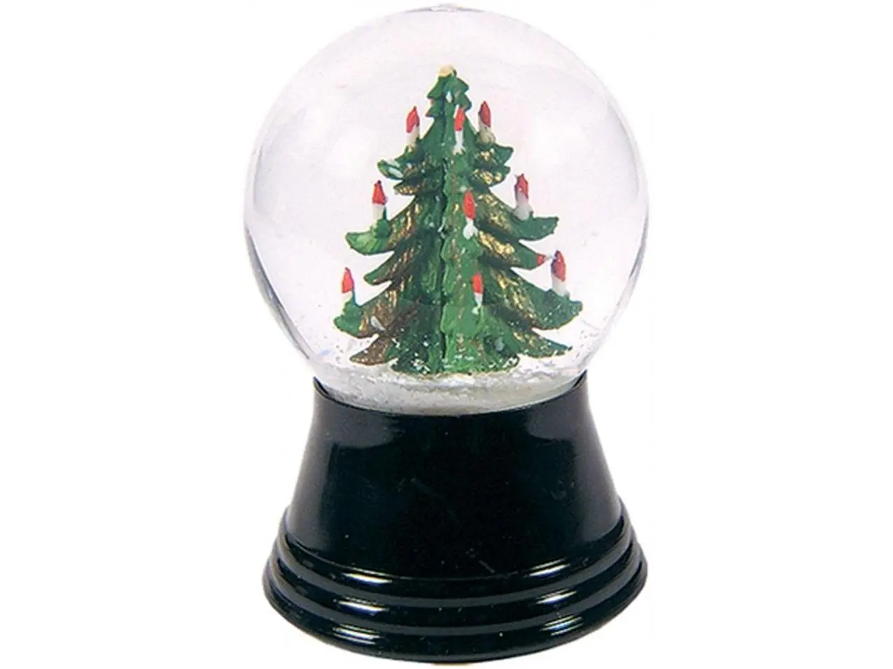 Small Glass Christmas Tree Snowglobe - Festive Home Decoration, Collectible Item, Holiday Decorating Essential, Gifty Ideas Option