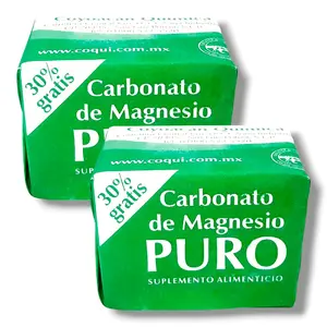 2 Pack - Cloruro de Magnesio Magnesium Square 7 gr - Cubos de Magnesio - Wellness Supplement - Natural, Healthcare
