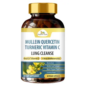 Mullein Quercetin Turmeric Lung Cleanse Capsules