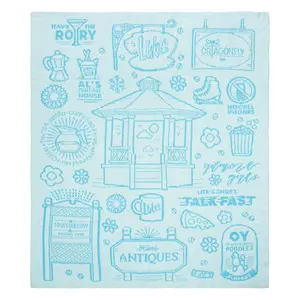 Gilmore Girls Feather Knit Fluffy 50x60 Throw Blanket