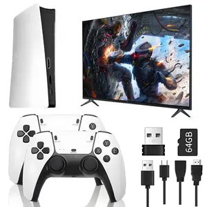 Retro Game Console 20,000+ Retro Game Stick, Revisit Classic Games Stick , Retro Play Plug and Play Video Games Stick 26 Emulators, 4K HDMI Output, Premium Competitive Dual Controllers,Halloween Christmas New Year Gift Wireless Multi-Player Gaming