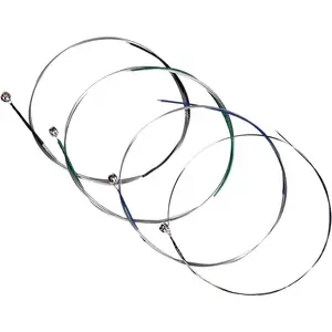 Violin Strings Full Set(G-D-A-E), Universal Steel Strings for 4/4 3/4 1/2 1/4 Size Violins, Quality Synthetic Steel Core with Nickel-Plated Ball End