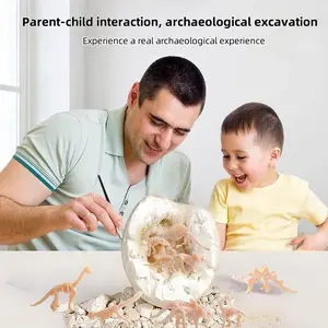Dinosaur Egg Fossil, kid Archaeological Excavation Toy, Realistic Dinosaur Fossils Excavation Kit Dinosaur Egg Excavation Kit, fossils dino eggs,birthday giftsBoys and Girls Toysdinosaurs for kids 5-7,dinosaur,kids toys, Science Experiment Kit