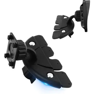 CD Slot Mount for CarPlay Screen  360° Rotatable Holder with Triangle Stabilizing Support | Universal Mount for GPS & Dashcam