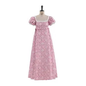Bridgeton Retro Regency Dress High Waist Ball Dress Victorian Tea Dress