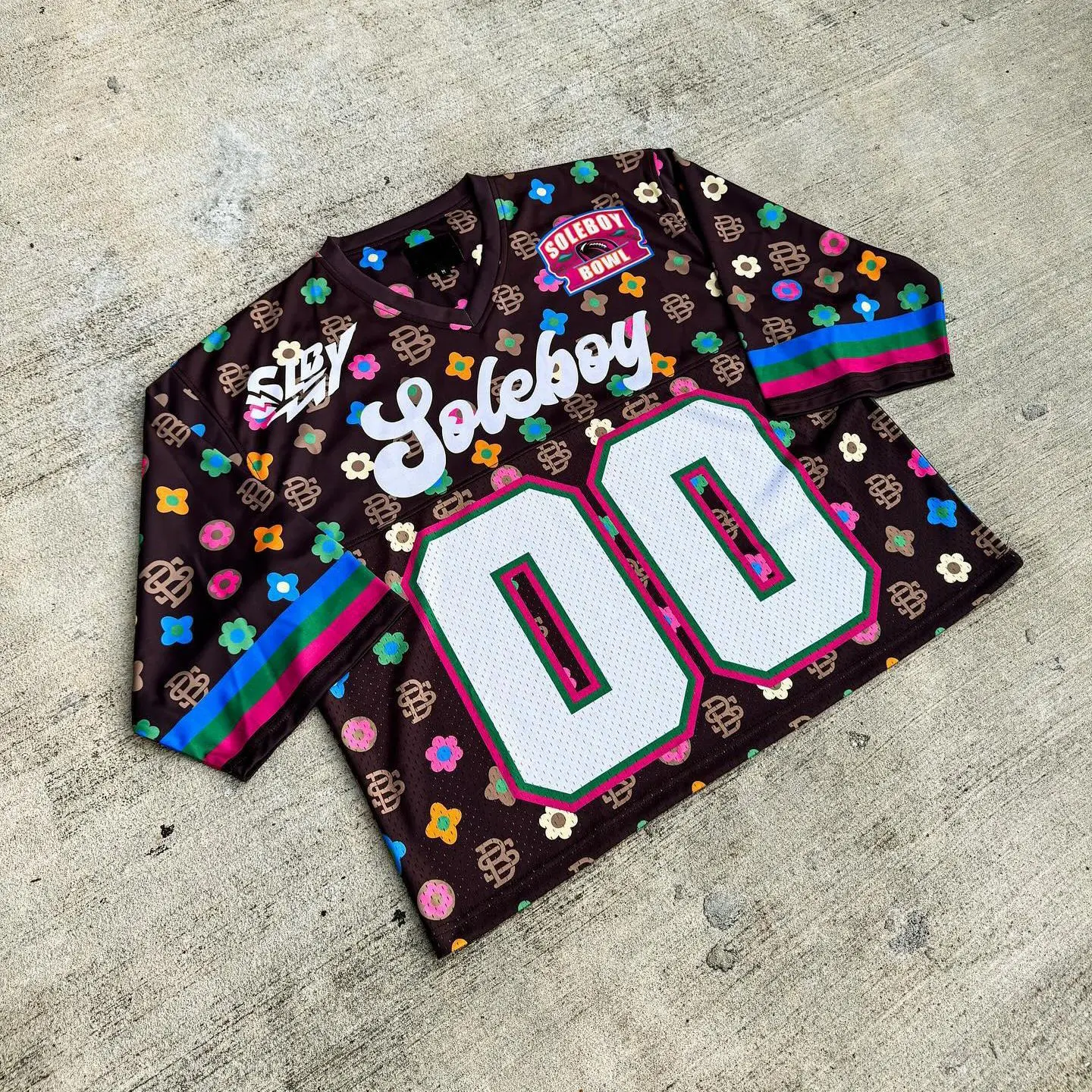**No. 00 Print Sports Jersey, Custom Name & Number Football Jersey, Personalized Athletic Shirt, Vintage G