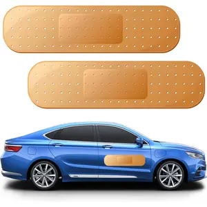 2PCS Car Bandaid Sticker 24 x 6.6 Inches Giant Bandaid Sticker, Car Accessories Funny Band aid Stickers, Sticker For Cars, for Car Damage to Cover Crack, Damage, Scratch and Dent