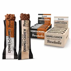 Barebells Cookies and Caramel & Caramel Cashew - Protein Bar Bundle