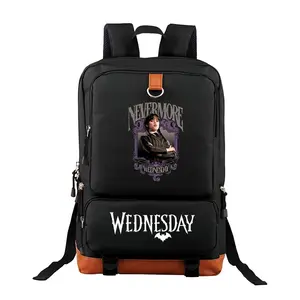 Wednesday  Unisex Backpack with Laptop Compartment – Large Capacity Travel & Commuting Bag for Camping, Perfect Birthday Gift for Friends & Family 17.3‘’*11.4”