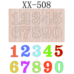 Wooden Number Stamp, 1 Count Reusable Number Stamp, Scrapbooking & Stamping Tool for Most Machine