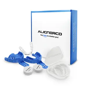 ALIGNERCO Clear Aligners for Straight Teeth at Home - 22 Hours Wear, 4-6 Months Treatment, Free Whitening Kit & Retainers, Oral Care Solution