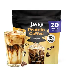 Original Protein Iced Coffee - Premium Whey Protein & Instant Iced Coffees - 100% Natural Cold Brew - Zero Artificial Flavors & Sweeteners, 80 mg Caffeine Per Serving, No Added Sugar, 20 Servings