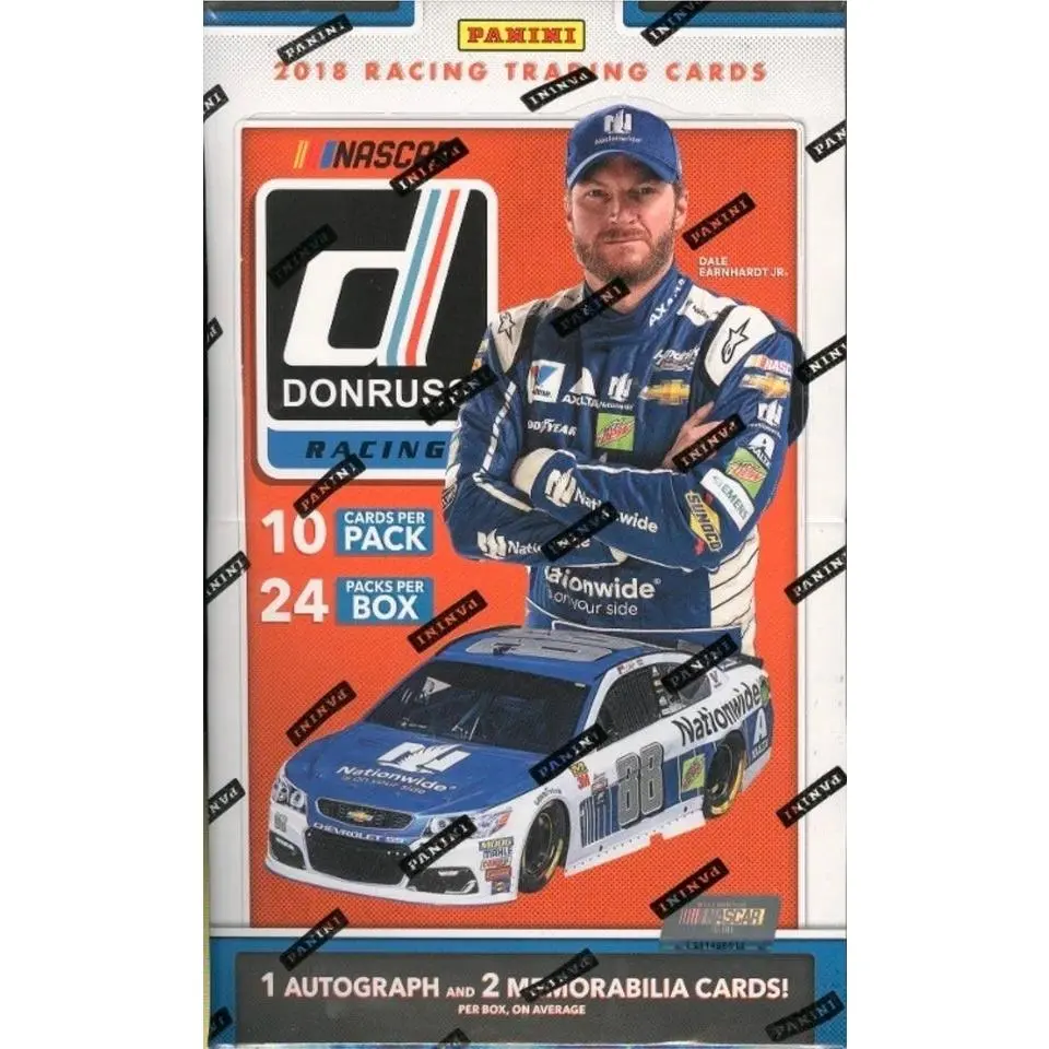 2018 Panini Donruss NASCAR Hobby Box - 1 auto and 2 mem hits!