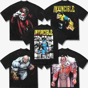 Invincible Viltrumite T-Shirt Omni-Man Conquest Thragg Mark Grayson Graphic Tee Season 4 Comic Apparel