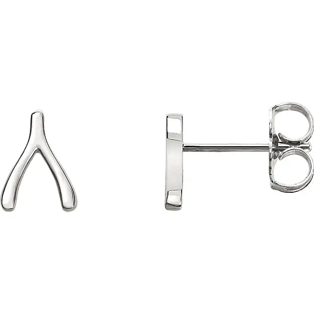 LEDODI Wishbone Stud Earrings