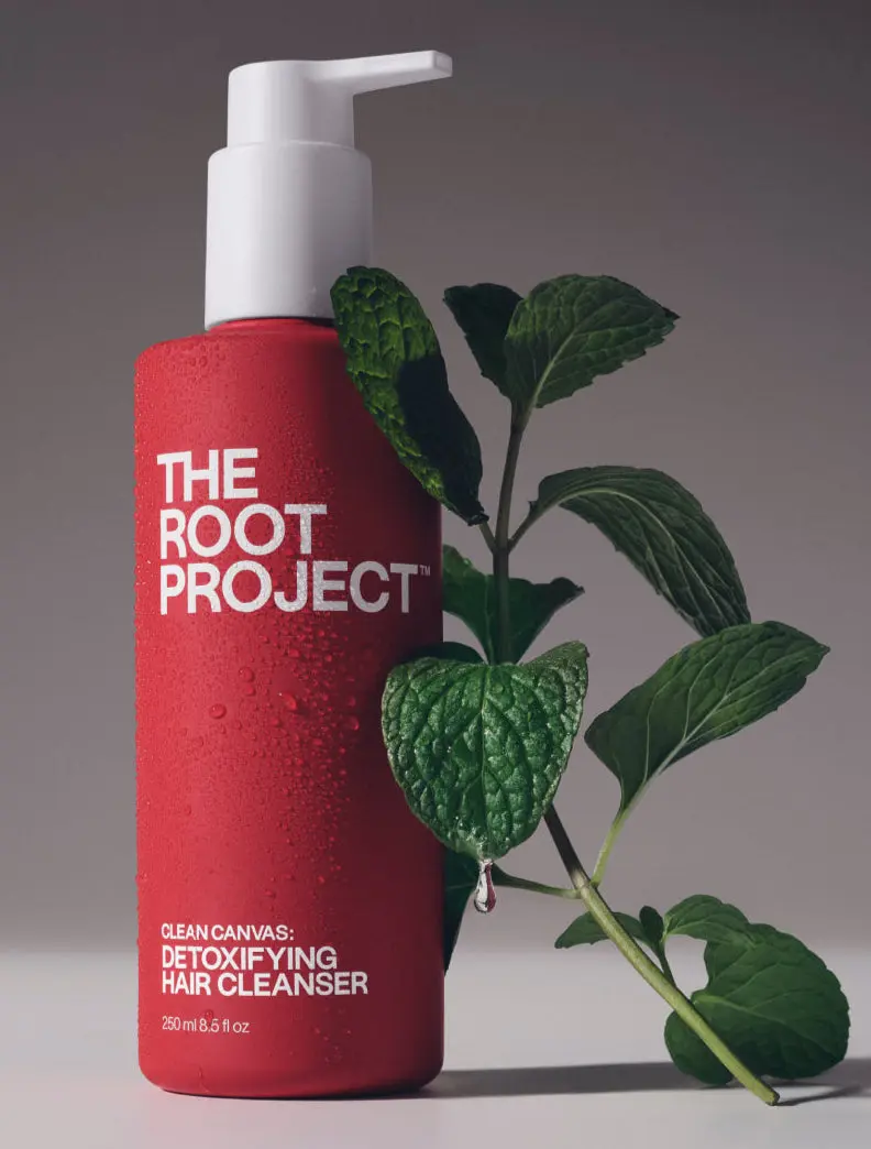 Clarifying Shampoo & Scalp Cleanser — Gentle Daily Detox Shampoo for Buildup, Oily Scalp, Every Wash Day | The Root Project Clean Canvas, Japanese Peppermint, Vegan, Sulfate-Free, Dermatologist Tested