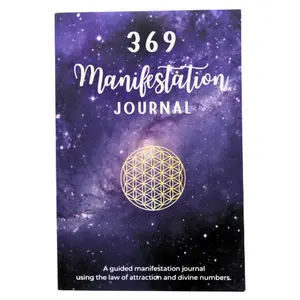 369 Manifesting Journal, law of attraction, divine numbers, guided manifestation journal