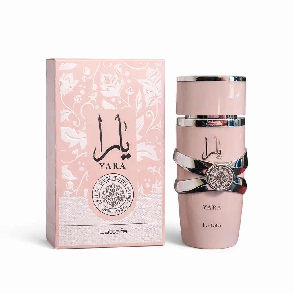 Lattafa Yara for Women Eau de Parfum Spray, 3.4FL.OZ Aroma Floral Fragrance Perfume Scent Vanilla Pack Scented Cologne Cosmetic