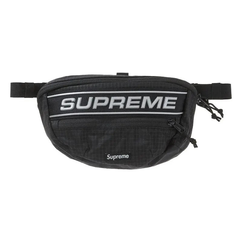 Supreme Logo Waist Bag Black by StockX