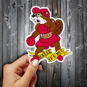 Boxing Beaver sticker