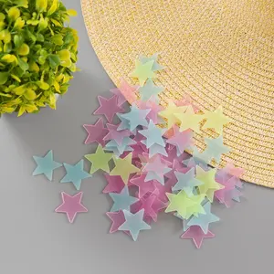 100PCS Glow in The Dark Star Stickers, Luminous Wall Decals for Kids Room, Removable Ceiling Stars, Pastel Glow Stickers for Bedroom, Nursery, Nursery Decor, Party & Home Decoration outdoorfun