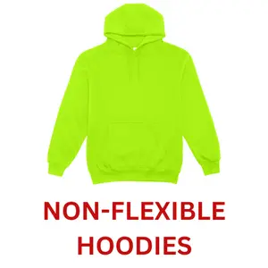 SAFETY GREEN HOODIES Pullover. NONE-FLEX