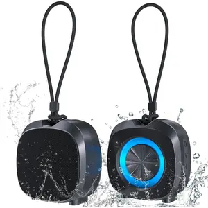 Bluetooth Speaker Portable Media Players Clear Loud Stereo Sound Deep Bass Wireless Speaker With Lights TWS IPX5 Waterproof Small Speakers Long Playtime for Home/Party/Outdoor/Beach Electronic Gadgets